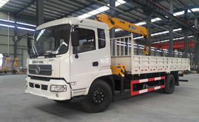 四驱平头10T随车吊随车起重运输车