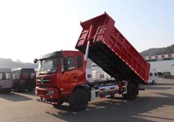 东风平头4*2自卸车 可拉12吨的自卸车出口 240马力自卸车报价