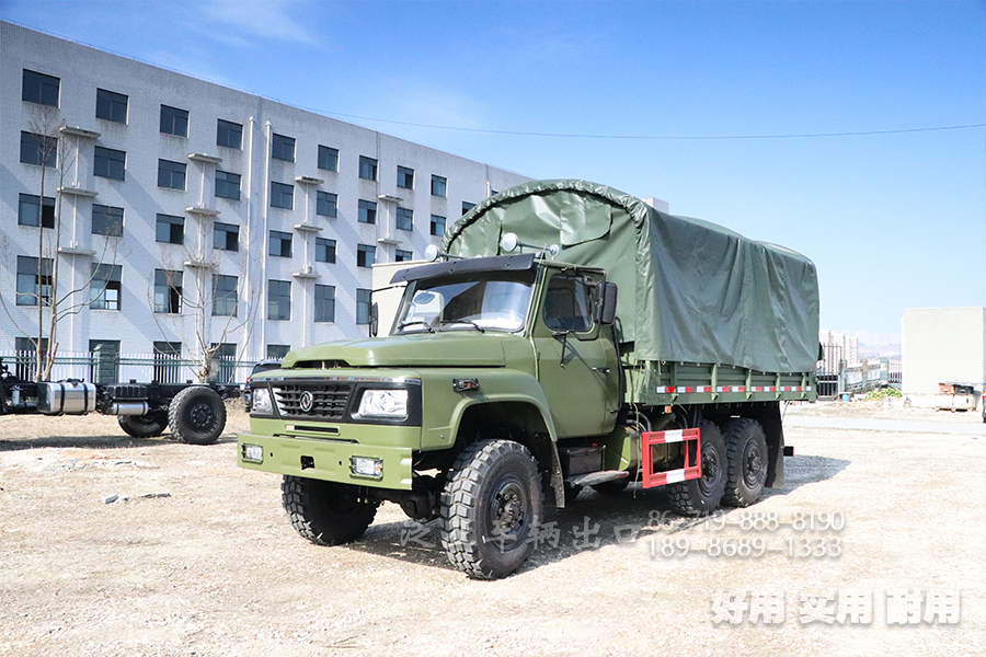 <strong>创新驱动发展，东风六驱尖头EQ2082E6D/240越野卡车底盘改装自卸车</strong>