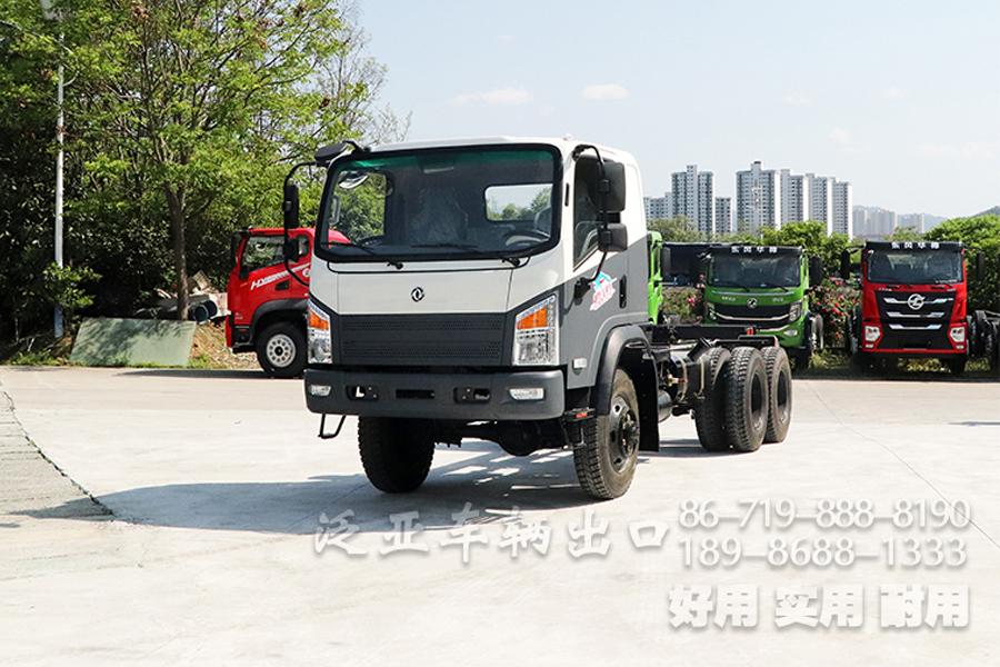 6驱东风平头卡车底盘、六驱“山猫”越野轻型卡车、6*6专用越野车底盘