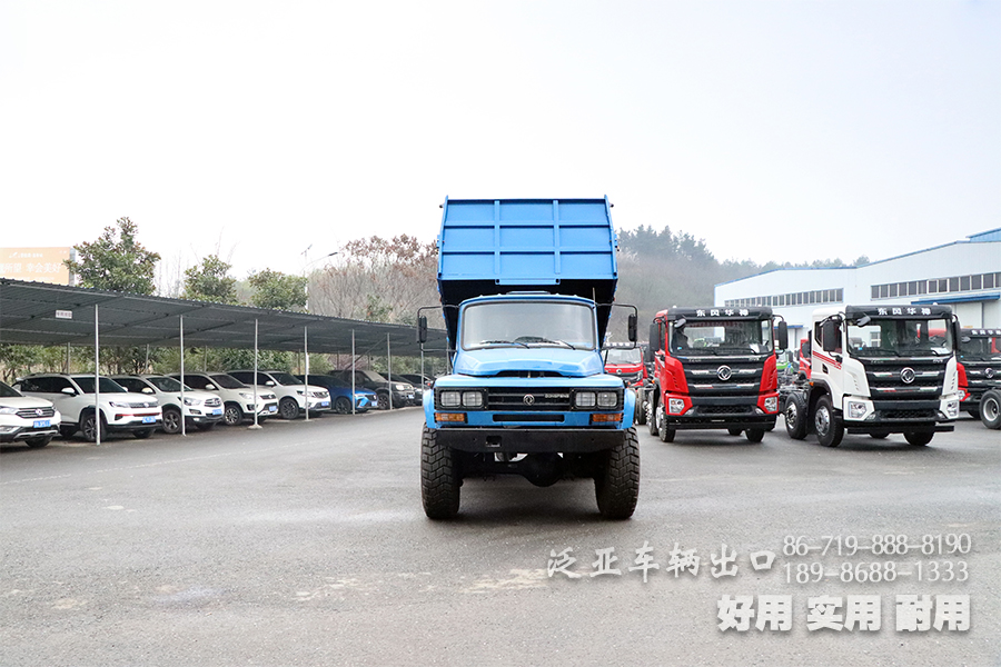 EQ2100自卸汽车,5吨尖头自卸车,东风蓝自卸车,出口车专供,六驱自卸车,6*6公路运输车