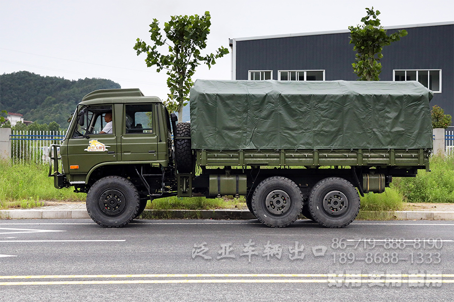 6*6运兵车,EQ2102N,双排越野卡车,东风153双排,六驱卡车配置,东风运兵车