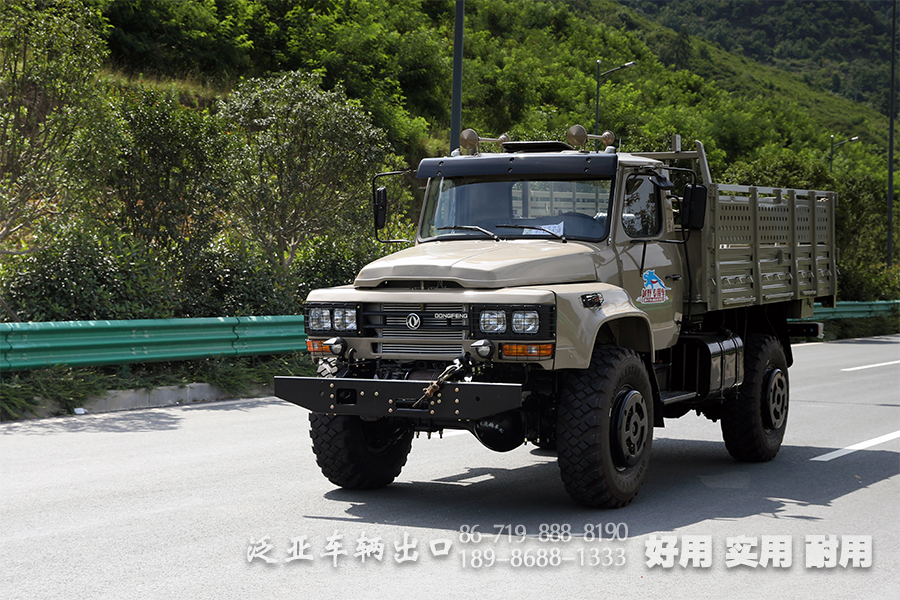 4x4长头卡车,东风240驾驶室,全驱定制,出口底盘,东风四驱卡车,越野专用车出口,前置绞盘