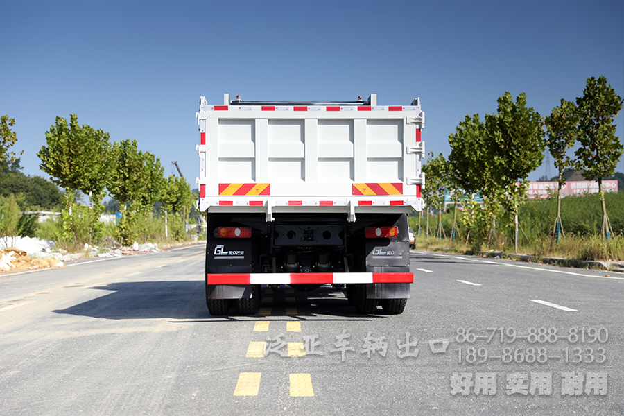 后八轮自卸,重型自卸车出口,三桥卡车货车, 东风25吨后八轮,280马力卡车,6*4自卸改装厂家,工地拉土方石方货车