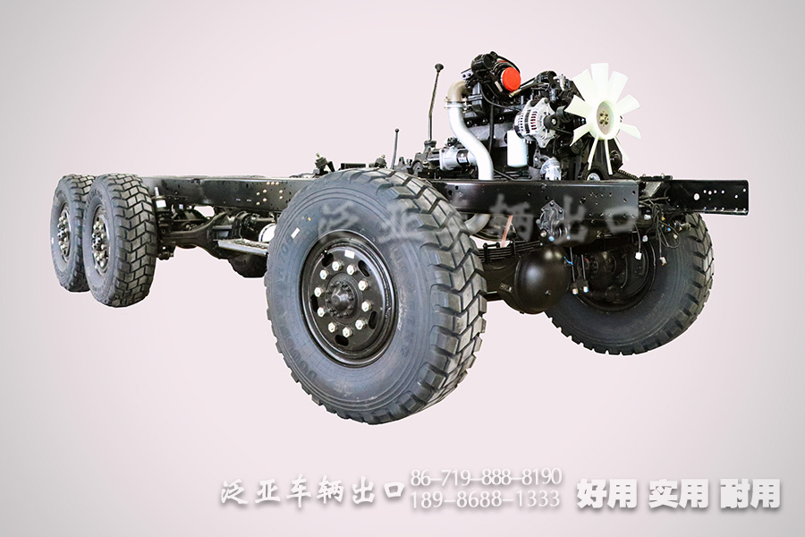 东风全驱底盘,EQ246,EQ245,东风6X6,底盘改装,专用三类底盘,越野专用三类底盘,可改装全驱底盘,7米2长底盘