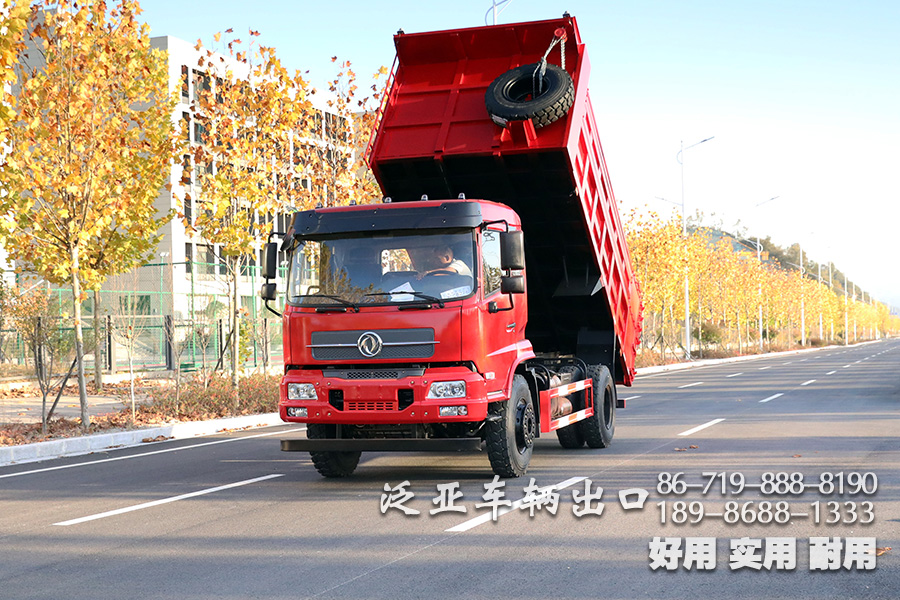  5吨自卸车,东风轻卡自卸,出口专供卡车,东风单排4*2,轻型自卸货车