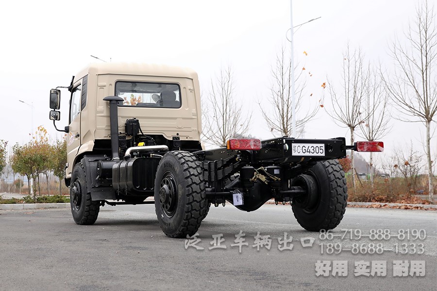 东风4x4，东风四驱，东风大马力卡车，手动八档卡车，大马力底盘出口