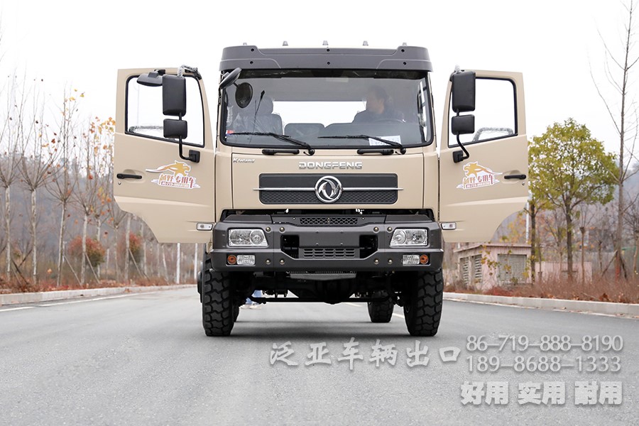东风4x4，东风四驱，东风大马力卡车，手动八档卡车，大马力底盘出口