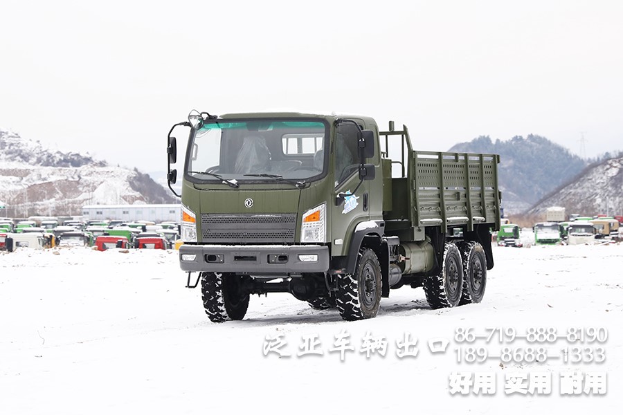 东风平头EQ240六驱越野卡_大马力越野专用车_东风经典平头六驱越野车