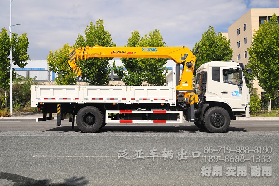 吊车，8吨吊车，随车起重运输车，东风吊车，手动10档随车起重运输车