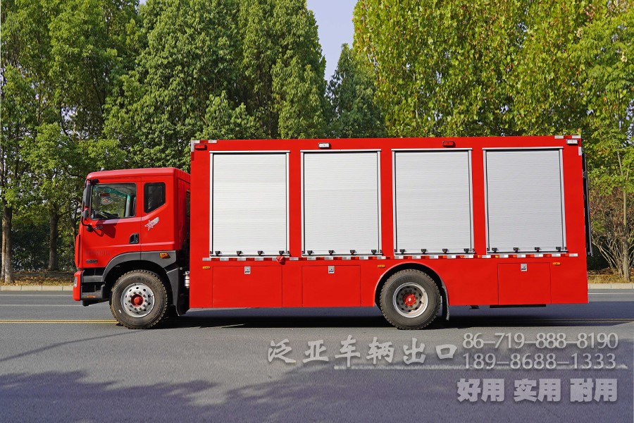 消防救援车 救援工程车 应急抢险车 多功能厢式车， 汛期排涝救险车， 应急电源车， 通讯抢修车， 专项救援车