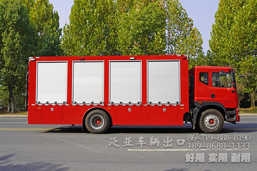 消防救援车 救援工程车 应急抢险车 多功能厢式车， 汛期排涝救险车， 应急电源车， 通讯抢修车， 专项救援车
