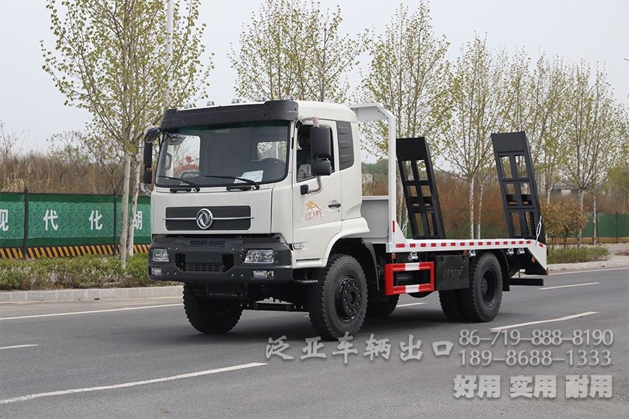 东风4*2挖机板，挖掘机运输车，挖机托运平板车